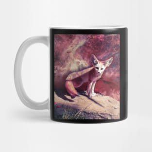 Cute Fennec Fox In Space Mug